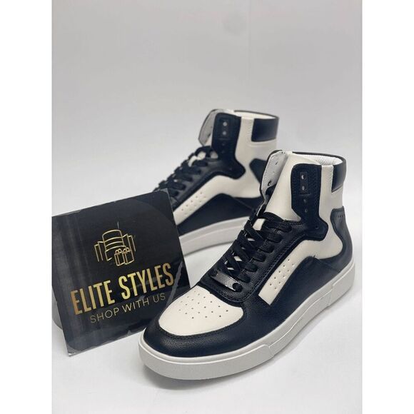 I.N.C. International Concepts Men's Keanu High Top Sneakers - Black/White 9M - Picture 4 of 8